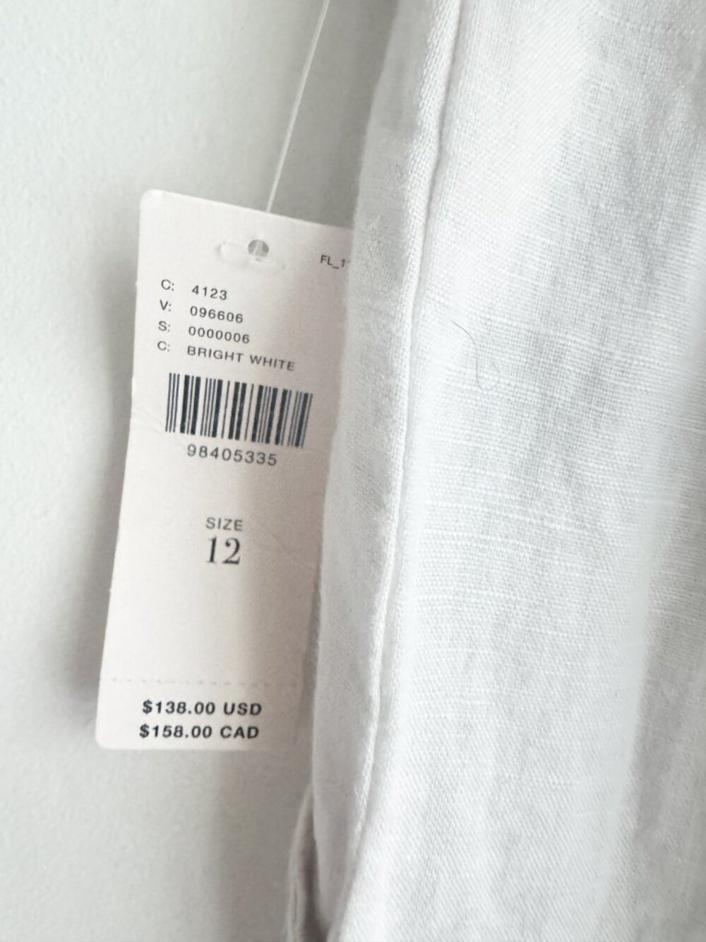 ANTHROPOLOGIE OPENWORK WIDE-LEG WHITE TROUSERS W Crochet Detail 12 - Picture 8 of 10